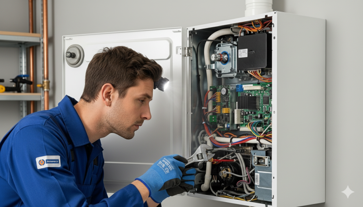 چگونه پکیج را سرویس کنیم؟